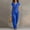 Blue plus size 2 piece set a1, variant on Women Plus Size 2 Piece Short Sleeve V Neck Set Casual Solid Boho Vacation Outfit Loose Top Pants Lounge Wear Summer Travel Clothes Matching Tracksuit, White 3XL