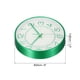 thumbnail image 2 of Reloj de pared de 8 pulgadas, a batería, silencioso, sin tictac, reloj redondo moderno, verde, 2 of 6