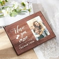 thumbnail image 5 of 4x6 Inch Going Away Picture Frame Natural Wood Photo Frame Love Romantic Gifts for Boyfriend and Girlfriend Her Him "I Love You More The End I Win", 5 of 8