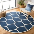 thumbnail image 2 of SAFAVIEH Cambridge CAM144G Navy Blue / Ivory Rug, 2 of 10