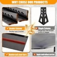 thumbnail image 6 of 2 Tier Easy Install Entryway Above Cabinet Shelf, Heavy Gauge Steel with 2" Thick Deck & Double Uprights, Adjustable Shelf Height, 1100 Capacity, Versatile Storage for Any Room（20W*14D*22H）, 6 of 9