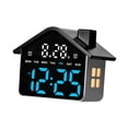 thumbnail image 2 of Reloj despertador digital, reloj de mesa moderno para habitación infantil, dormitorio u oficina. luz azul, 2 of 8