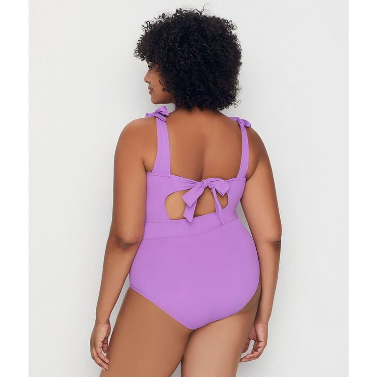 indebære Ved navn affældige Becca ETC LILI Plus Size Color Code One Piece Swimsuit, US 0X - Walmart.com