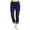 Navy, variant on EDFBUYKRS Female Women Pants Casual Womens Pants Petite Pull On Ladies Pocket Cargo Casual Pants Elastic Waist Corset Rope Pants Xxxxl