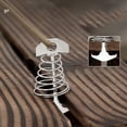 thumbnail image 4 of Aluminum Alloy Pegs with Spring Hook Cord Adjuster Tensioner Kit for Camping on Wooden Platform-small, 4 of 5