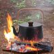 thumbnail image 5 of Tetera Camping Ganfancp Al Aire Libre de Aleación de Aluminio con Mango de Madera 1X, 5 of 7
