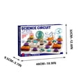 thumbnail image 3 of RKSTN Christmas Educational Electronic Circuit Building Educational Electronic Circuit Building Kit for Primary School Students - Ideal for Physics Science Learning and Brain-Teasing Assembling, 3 of 8
