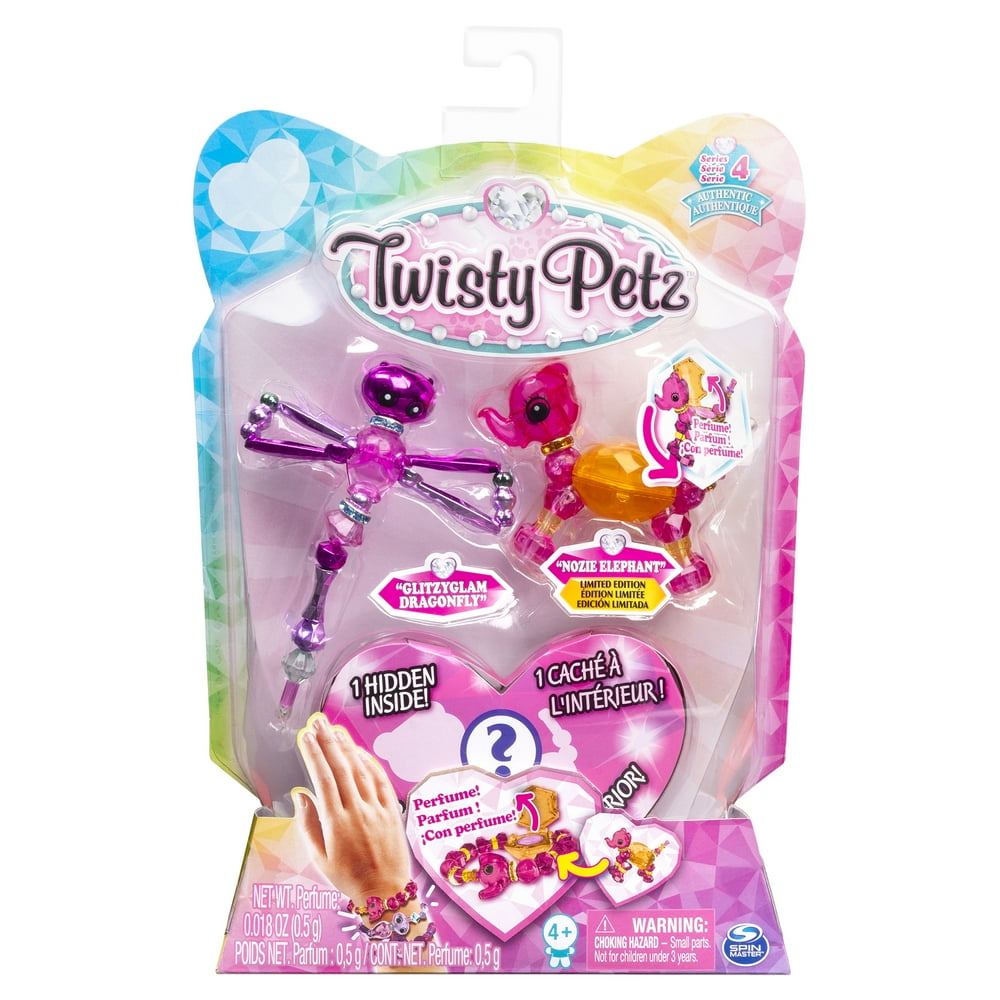 Twisty Petz Twisty Petz, Series 4 3Pack, Glitzyglam Dragonfly, Nozie