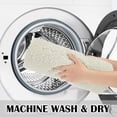 thumbnail image 6 of Bath Rug for Bathroom Non Slip Bathroom Mat Water Absorbent Soft Microfiber Shaggy Bathroom Rug Machine Washable Bath Mat for Bathroom Thick Plush Shower Mat (20 x 32 Ivory), 6 of 6
