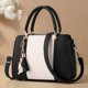thumbnail image 1 of Nuevo bolso de hombro para mujer para 2025, bolso de diseñador de lujo, bolsos de mujer, monograma impreso de cuero, bolso cruzado de un solo hombro, 1 of 5