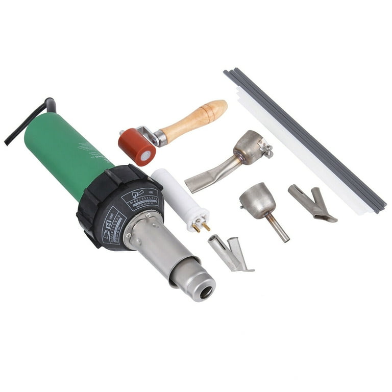 1600W Hot Air Welding Machine Kit Plastics Heat Welders Tools Set