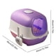 thumbnail image 2 of Caja de arena completamente cerrada, a prueba de salpicaduras, caja de arena para gatos completamente cerrada, lavabo para arena para gatos, 2 of 6