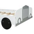 thumbnail image 6 of Triple Tree Kids Race Car Twin MDF Platform Bed, White, 6 of 9