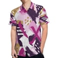 thumbnail image 4 of High Quality Hawaiian Shirts for Men Short Sleeve Aloha Beach Shirt Floral Summer Casual Button Down Shirts Blouses 47YGCH, 4 of 7