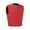Red, variant on Daniel Smart Men’s Canvas Motorcycle Vest – Short-Cut Riding Vest with Hidden Zipper, Reinforced Stitching & Customizable Back Panel
