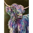 thumbnail image 2 of Great Art Now Highland Cow by Emma Catherine Debs, Framed Wall Art, 14.75W x 17.75H, 2 of 2