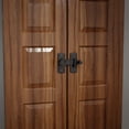 thumbnail image 4 of Renovators Supply Door Latch 2" Oil Rubbed Bronze Gate Latch / Barn Door Latch Lock w/Screws, 4 of 13