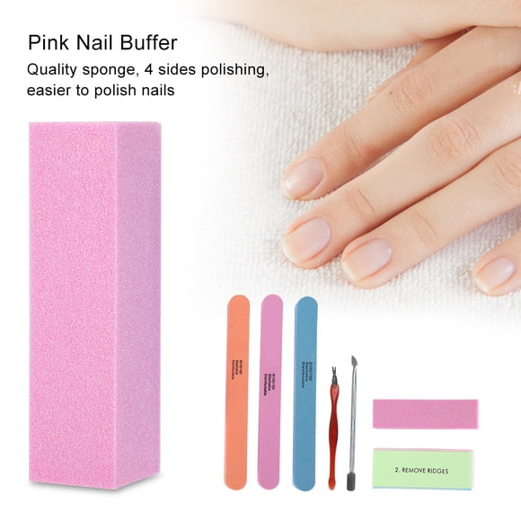 Fdit Manicure Set Nail Polisher Nail Files Buffer Kit Dead Skin Pusher Cuticle Removal Nail CareTool,Manicure Set, Manicure Kit