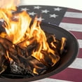 thumbnail image 3 of Deko Living 38 Inch Diameter Commemorative Outdoor Steel Woodburning  Fire Pit, 3 of 8