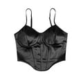 thumbnail image 2 of Mode Femmes Décontracté Confortable Imprimé Col en V Sans Manches Haut Blouse, 2 of 3