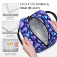 thumbnail image 3 of Fotbe crystal Skull flower star Pattern Lunch Bag, Insulated Lunch Box, Small Leakproof Cooler Food Lunch Containers Reusable High Capacity Lunch Tote Bags for Work, Travel, Outdoor, 3 of 6
