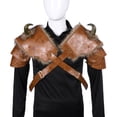 thumbnail image 5 of Armadura de hombro medieval de cuero para adultos para carnaval de Halloween, 5 of 5