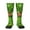 2 Black-2, variant on Cactus And Succulents print thigh-high socks, crafted for both men and women with a stretchy, high-opaque design perfect for daily wear