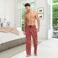 thumbnail image 6 of GZHJMY Valentine's Day Pajama Pants for Men, Lounge Pants Lightweight Men Pajama Bottoms with Drawstring Pockets, Christmas New Year Birthday Gifts, X-Large, 6 of 6