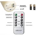 thumbnail image 2 of Led Flameless Candle With Embedded Light Chain, 3-part Led Candle, 2 of 3