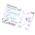 thumbnail image 3 of Flat Wall Sticker, Self-Adhesive Wall Sticker Graffiti Wall Sticker  for Restaurant for Study for Bedroom, 3 of 7