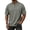 Gray #12, variant on Dresfit Mens Henley Shirts Waffle Short Sleeve Business T Shirts Button Down Relaxed Fit Big and Tall Golf Tops Cotton Loose Shirt Light Purple S