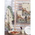 thumbnail image 2 of Spring Botanical Kitchen Dish Towels for Drying Dishes Set of 2, Farmhouse Vintage Black Plaid Brown Waffle Weave Microfiber Hand Tea Bathroom Towels Quick Dry & Absorbent Towel 15.7x23.6, 2 of 7
