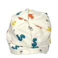 thumbnail image 4 of Xecao colorful Squirrel Nuts Print Knit Hat,Winter Beanie for Men Women, Beanie Soft Warm Ski Stocking Cuffed Cap, 4 of 7