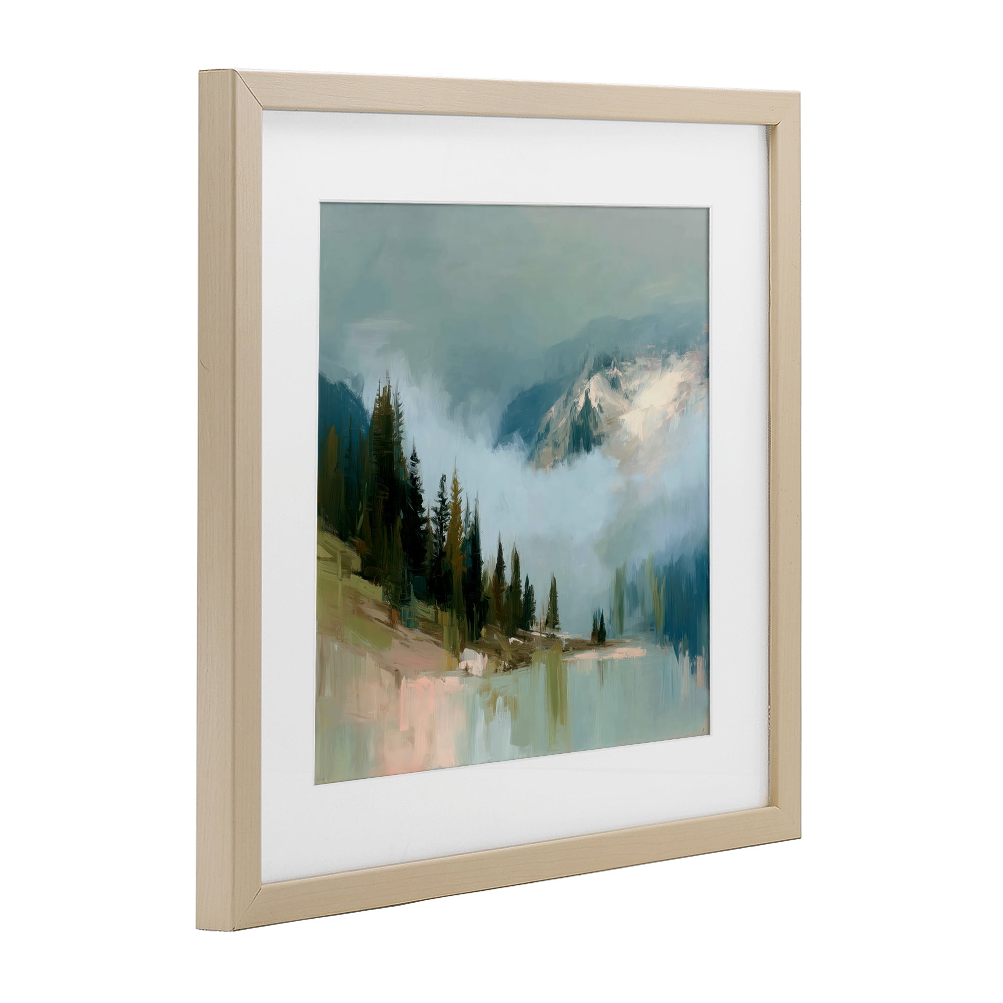 Stupell Industries Fog On The Mountains Birch Framed Print Under Glass, design by Kim Curinga