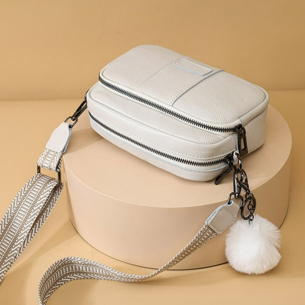 Coiry Women Camera Bag Genuine Leather Wide Adjustable Strap