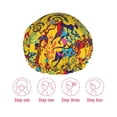 thumbnail image 3 of Gaeub Dancing African Womens Shower Caps for Women Men,Double Waterproof Layers Bathing Hat,Elastic and Reusable Bath Caps, 3 of 7