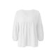 thumbnail image 1 of Sunloudy - Camiseta de verano con cuello en V para mujer, casual, manga larga, color sólido, túnica holgada Sunloudy  moda, 1 of 10