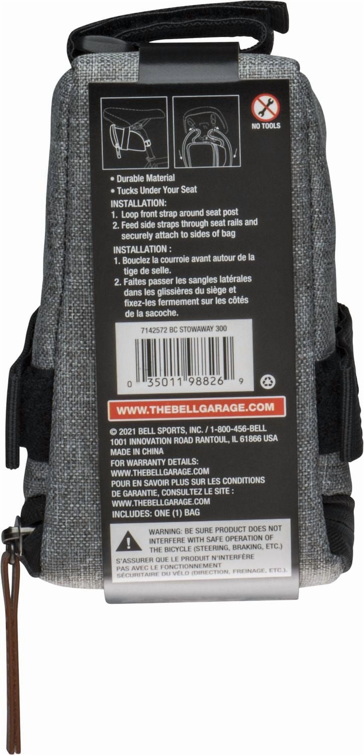 Bell Sports Stowaway™ 300 Seat Bag, Inner organization pocket