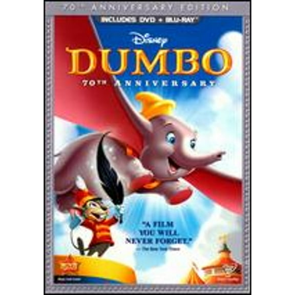 Pre-Owned Dumbo [70th Anniversary Edition] [2 Discs] [DVD/Blu-ray] (DVD 0786936816365) directed by Ben Sharpsteen, Bill Roberts, Jack Kinney, Norman Ferguson, Samuel Armstrong, Wilfred Jackson