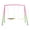 Pink + Steel+3, variant on LIANGKA Heavy Duty A-Frame Metal Swing Stand Full Steel Flying Saucer Swing Set for Backyard Playground