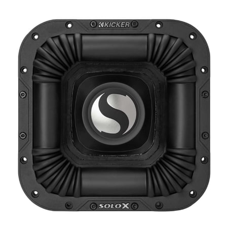 Kicker 49L7X102 SoloX L7X Series 10" 4000W Peak Power Handling 2 Ohm, Dual Voice Coil Component Car Subwoofer