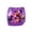 C003- Purple, variant on Blue Square Sensory Squeeze Toys, Relaxation Squeeze Toys, Squeeze Stress Ball, Squeeze for Adults, See-Through Halloween Themed Squeeze Toys