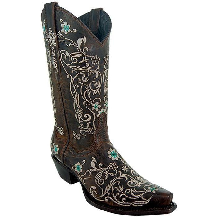 floral cowgirl boots