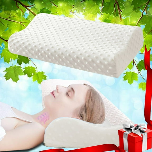 Konghyp Neck Pillow Cervical Memory Foam Pillows For Pain Relief Sleeping, Ergonomic Pillow For Neck And Shoulder Pain, Contour Orthopedic Bed Pillow
