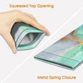 thumbnail image 2 of Fintie Eyeglasses Pouch with Cleaning Cloth, Portable Squeeze Top Vegan Leather Soft Glasses Case Anti-Scratch Sunglasses Bag，Emerald Marble, 2 of 7