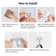thumbnail image 4 of Large Adhesive Hooks Max 22Ib Use Inside Kitchen Bathroom 8 Pack, 4 of 5
