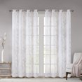 thumbnail image 1 of Home Essence Vina Leaf Embroidered Window Curtain Sheer, 1 of 6