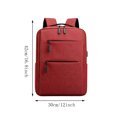 thumbnail image 2 of Men Business Laptop Backpack Travel Work Bag Multi Compartment External Charging Port Water Resistant Daily Commute Computer Bag, 2 of 6