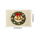 thumbnail image 3 of Christmas Entrance Door Mat, 23.6 x 15.7 inch Winter Home Decor Low-Profile Non-Slip Washable Area Rug for Kitchen Entryway Bedroom Bathroom Laundry Room Indoor, Absorbent Dog Mats for Muddy Paws, 3 of 6
