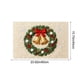 thumbnail image 3 of Christmas Holiday Embroidery Style Non-Slip Absorbent Kitchen Floor Mat, Washable Indoor Doormat for Entryway Bathroom Laundry Room Decor, 3 of 6